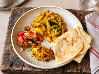 Mauritian Butter Bean & Potato Curry: Mauritian recipe by Ivana