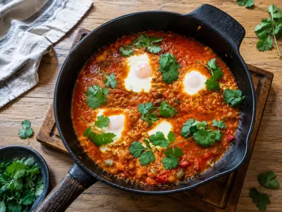 Chakalaka Shakshuka: South African recipe by Ivana