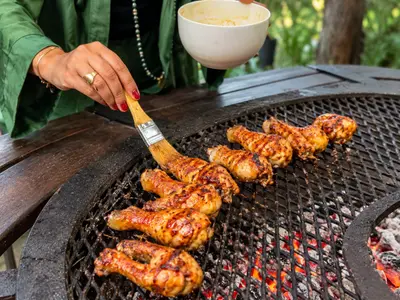 Curry Oil & Honey Braai Chicken: South African recipe by Ivana
