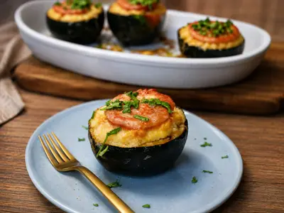 Gem Squash with Cream-style Corn: South African recipe by Ivana