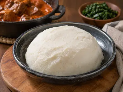 Kali (aka Sangiti / stiff, smooth pap): South African recipe by Ivana