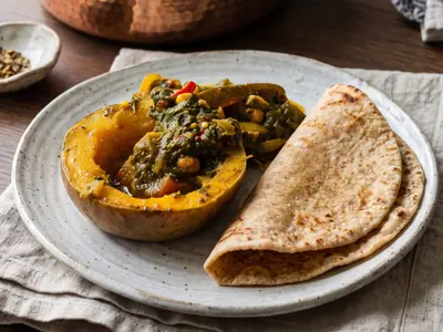 Kanji Kira & Gem Squash Curry: South African recipe by Ivana