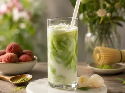 Litchi Matcha: South African recipe by Ivana