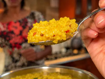 Mielie Rice (Kichiri): South African recipe by Ivana