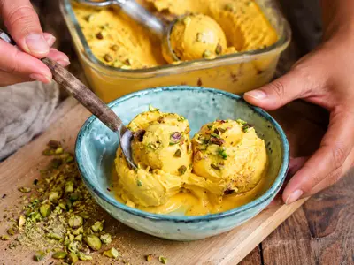 Mango Lassi Sorbet: Asian recipe by Ivana