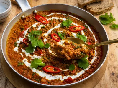 Quick & Creamy Lentil Curry: South African recipe by Ivana
