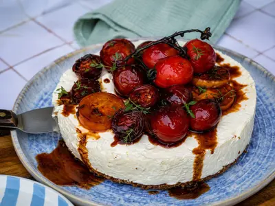 Savoury Tomato Cheesecake: European recipe by Ivana