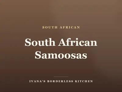 South African Samoosas: South African recipe by Ivana