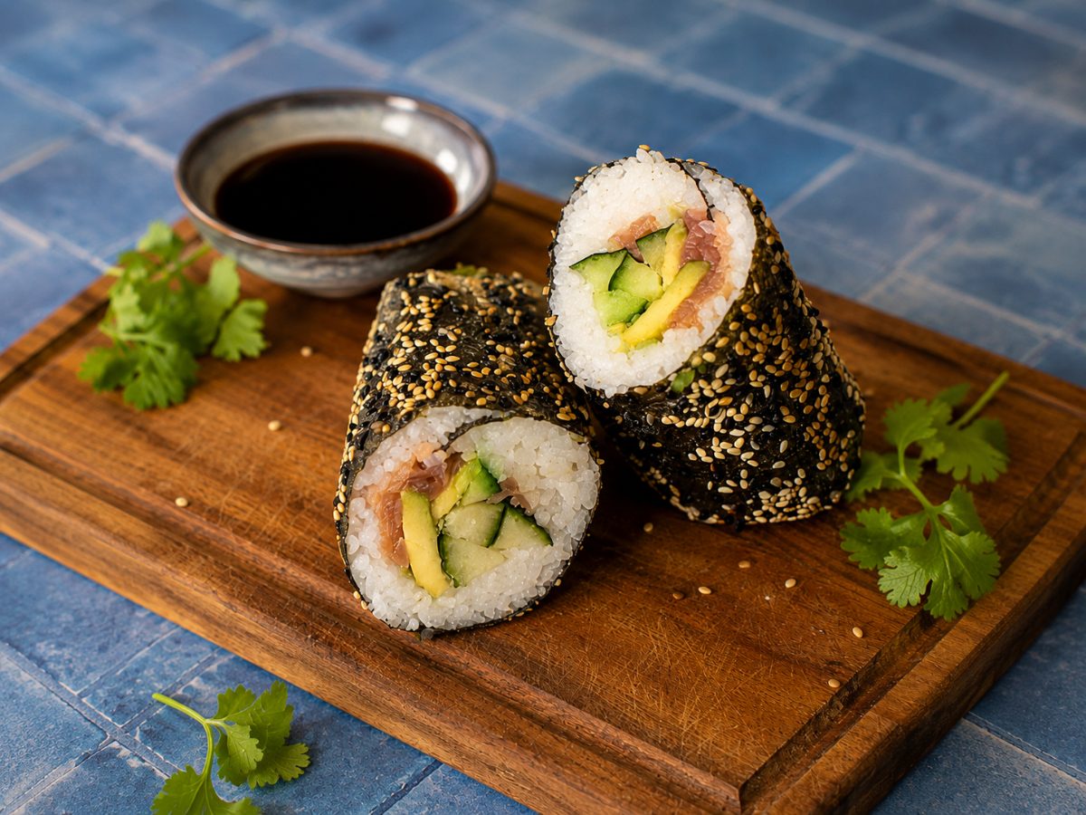 Rice Paper Sushi Wraps, a Asian recipe