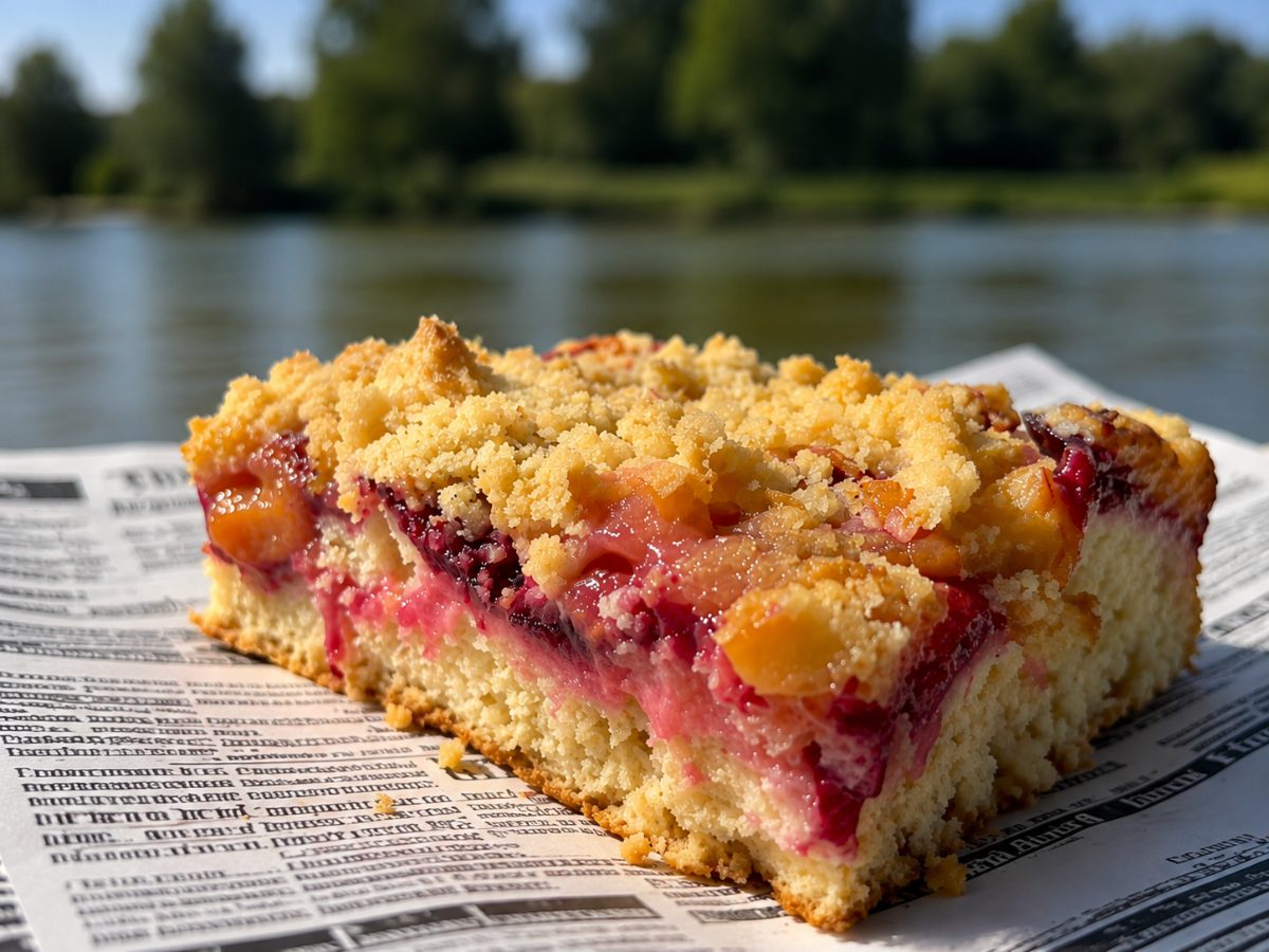 German Plum Cake, a European recipe
