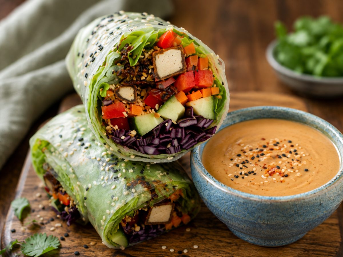 Giant Summer Rolls, a Asian recipe