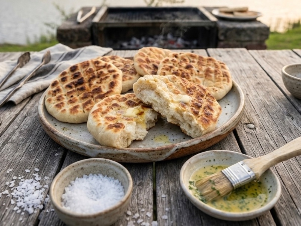 Quick 20-Minute Braai Bread, a South African recipe
